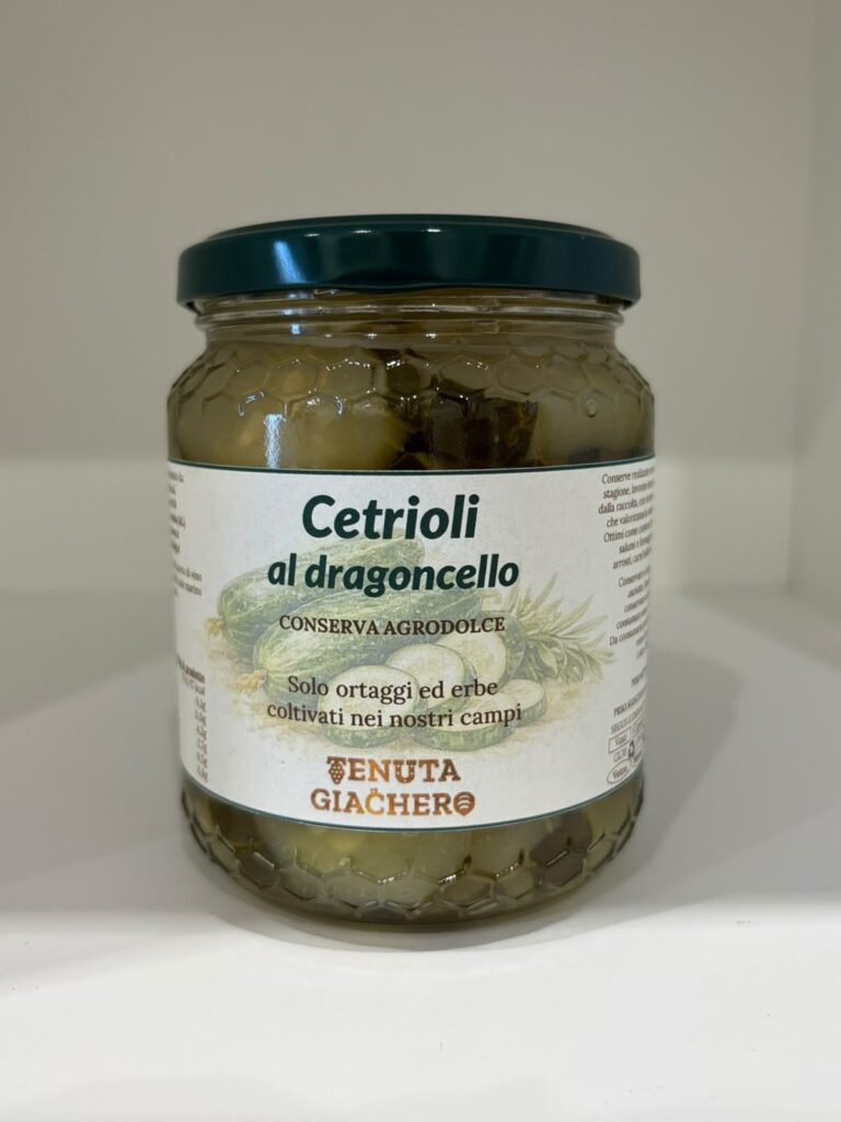 Cetrioli in agrodolce al dragoncello