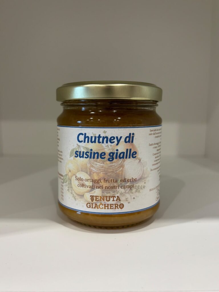 Chutney di susine gialle