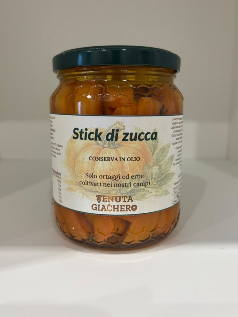 Stick di zucca in olio