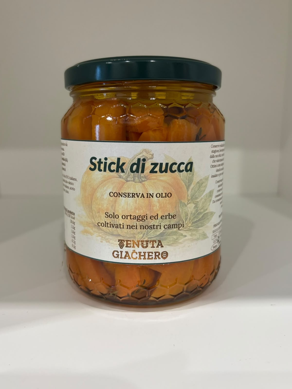 Stick di zucca in olio - immagine 1