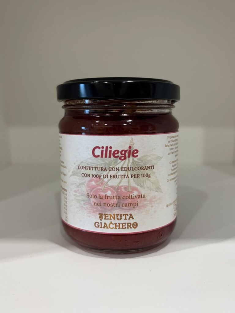 Confettura di ciliegie senza zuccheri aggiunti