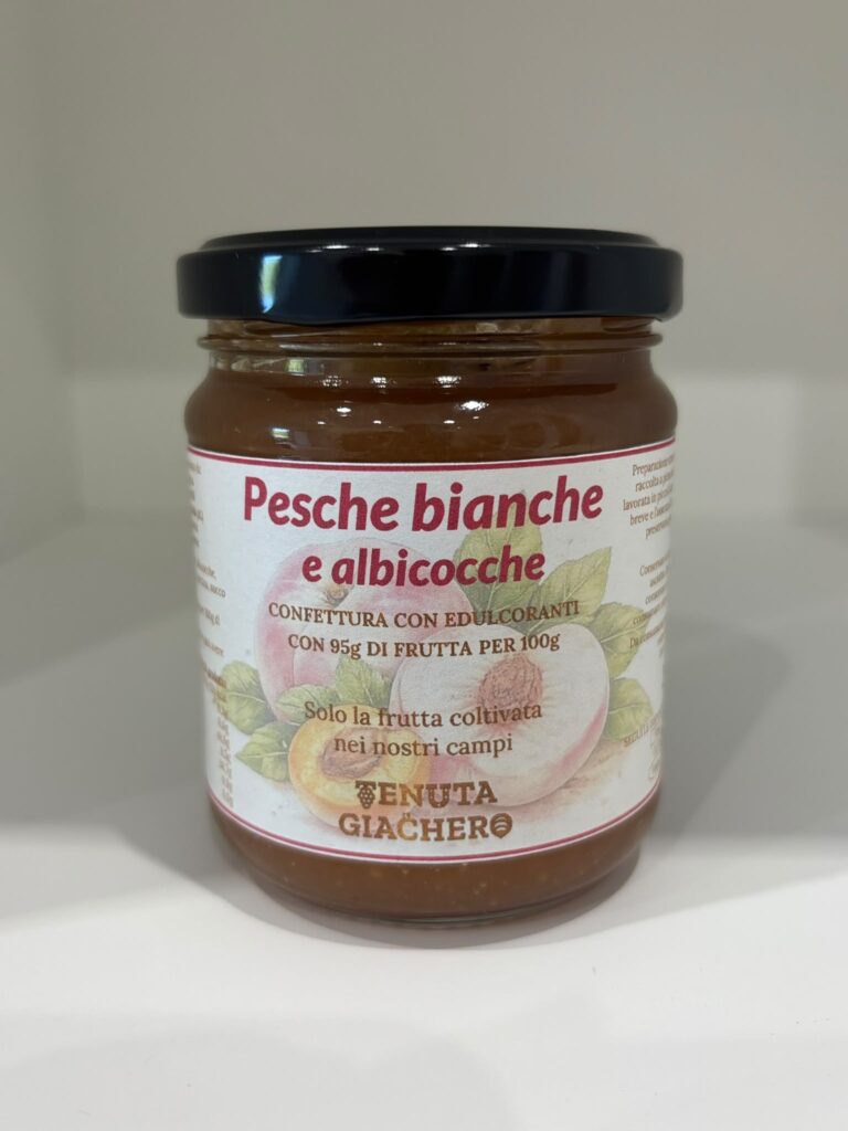Confettura di pesche e albicocche senza zuccheri aggiunti